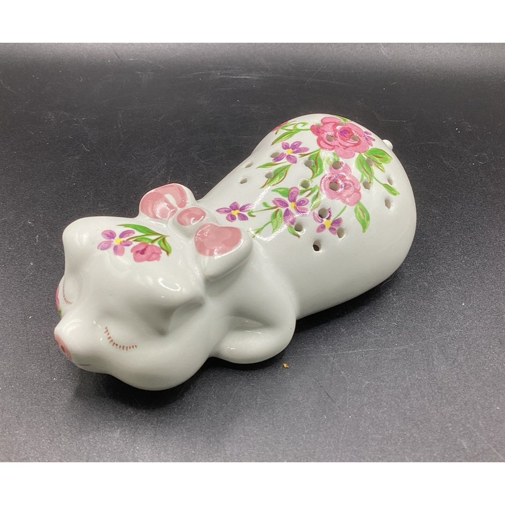 Pomander Vintage 1978 Avon Ceramarte Pig Made in Brazil 5" Long Collectible